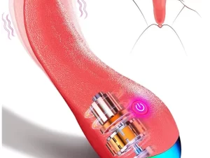 Heating Tongue Licking Vibrator Toys