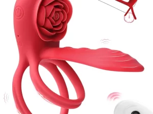 Ring Remote Control Rose Penis